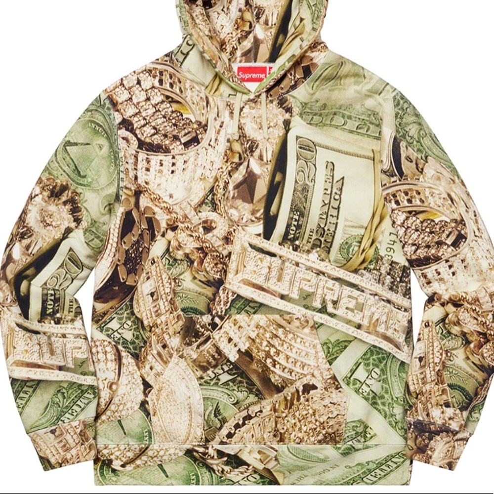 NWT Supreme Bling Hoodie